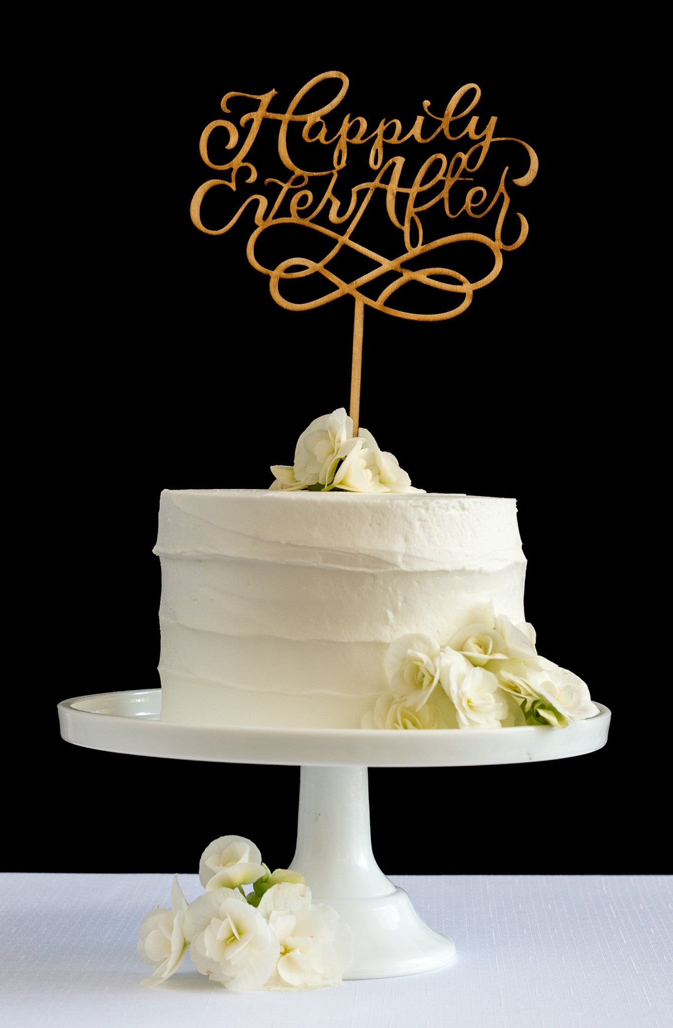 Happily Ever After Cake Topper - Honey & Crisp