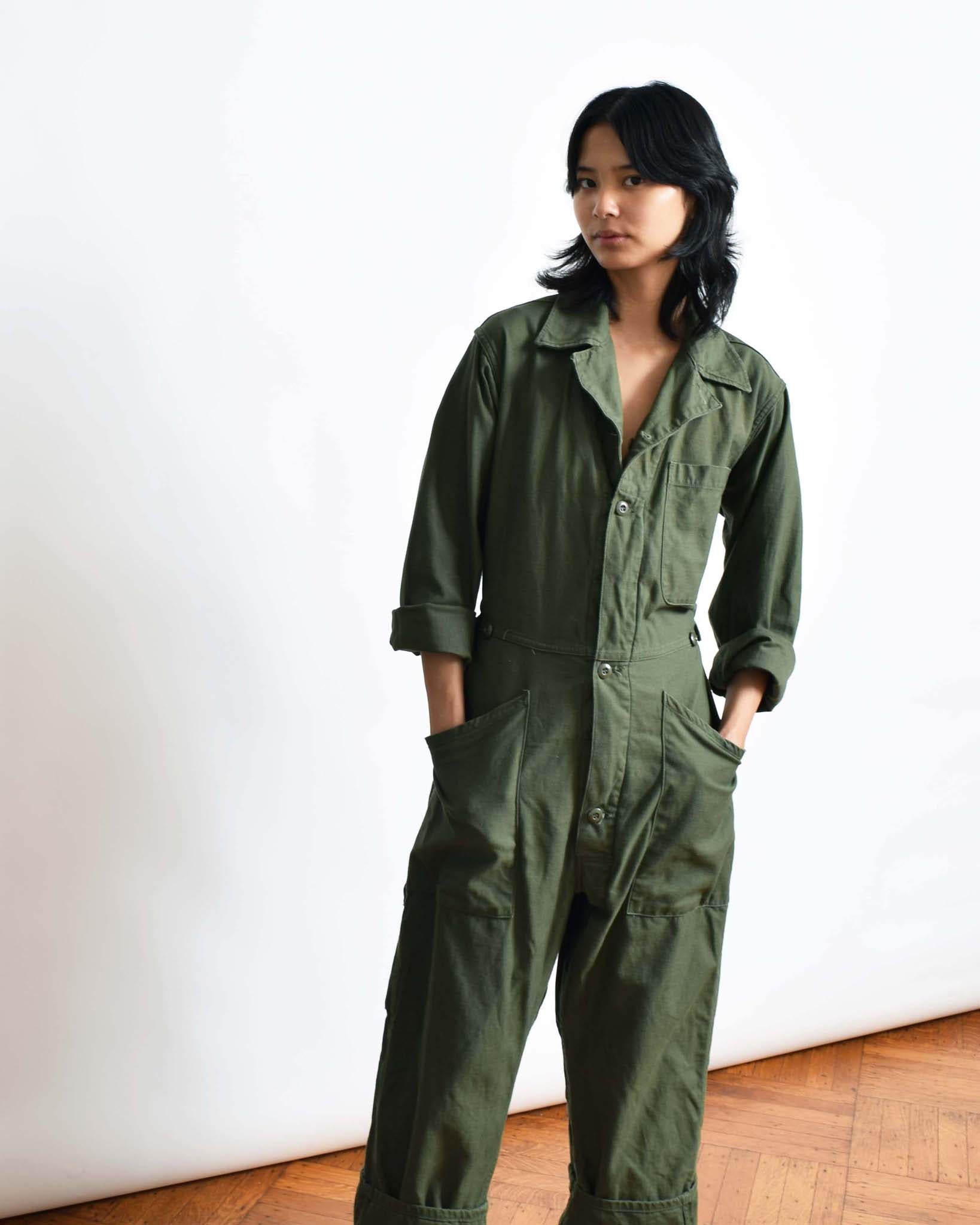 Vintage Army Green Flight Suit – Narro