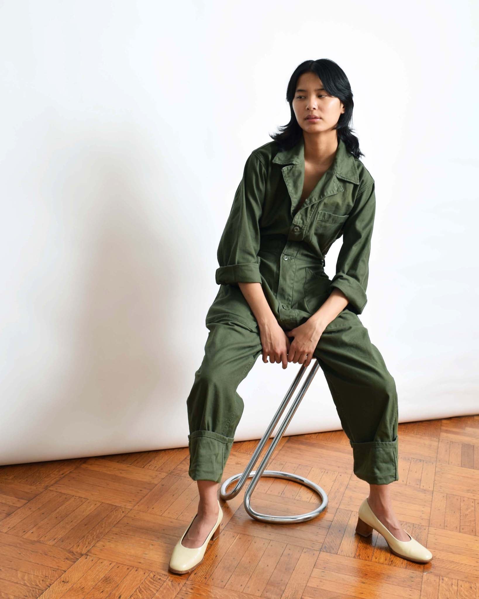 Vintage Army Green Flight Suit – Narro