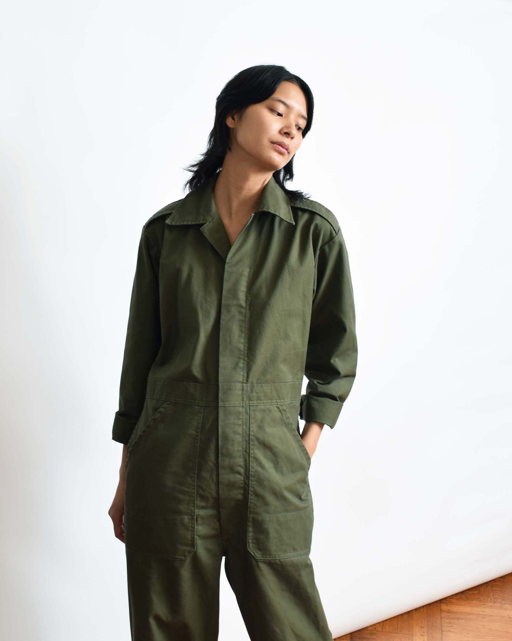 Vintage Army Green Coveralls – Narro