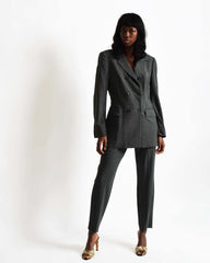 Vintage Escada Pinstriped Suit