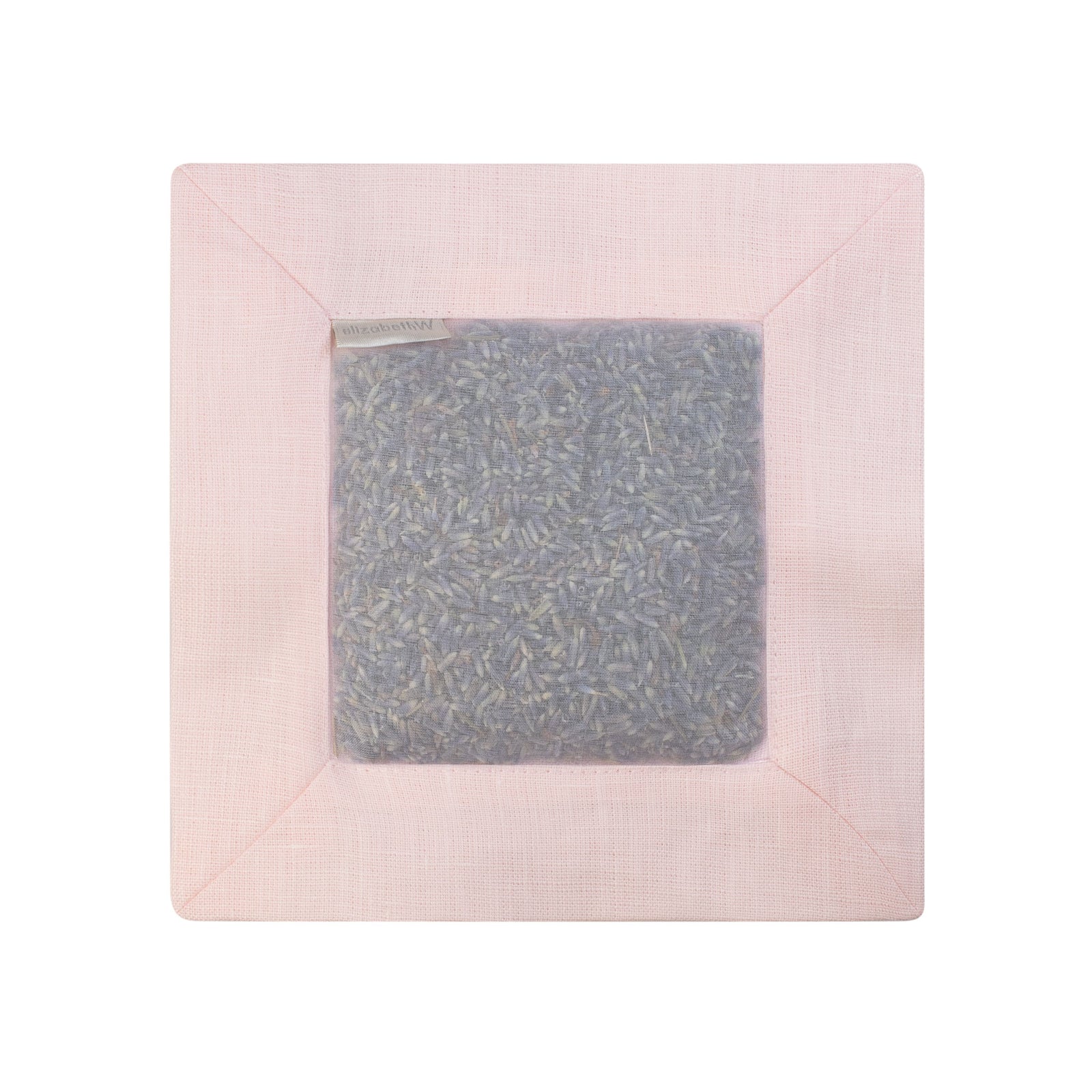 Ivory, Natural, Purple Linen Lavender Sachet Set of 3 - elizabethW