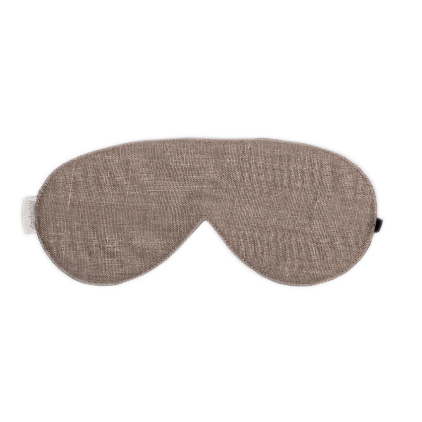 elizabethW Washed Natural Linen Sleep Mask