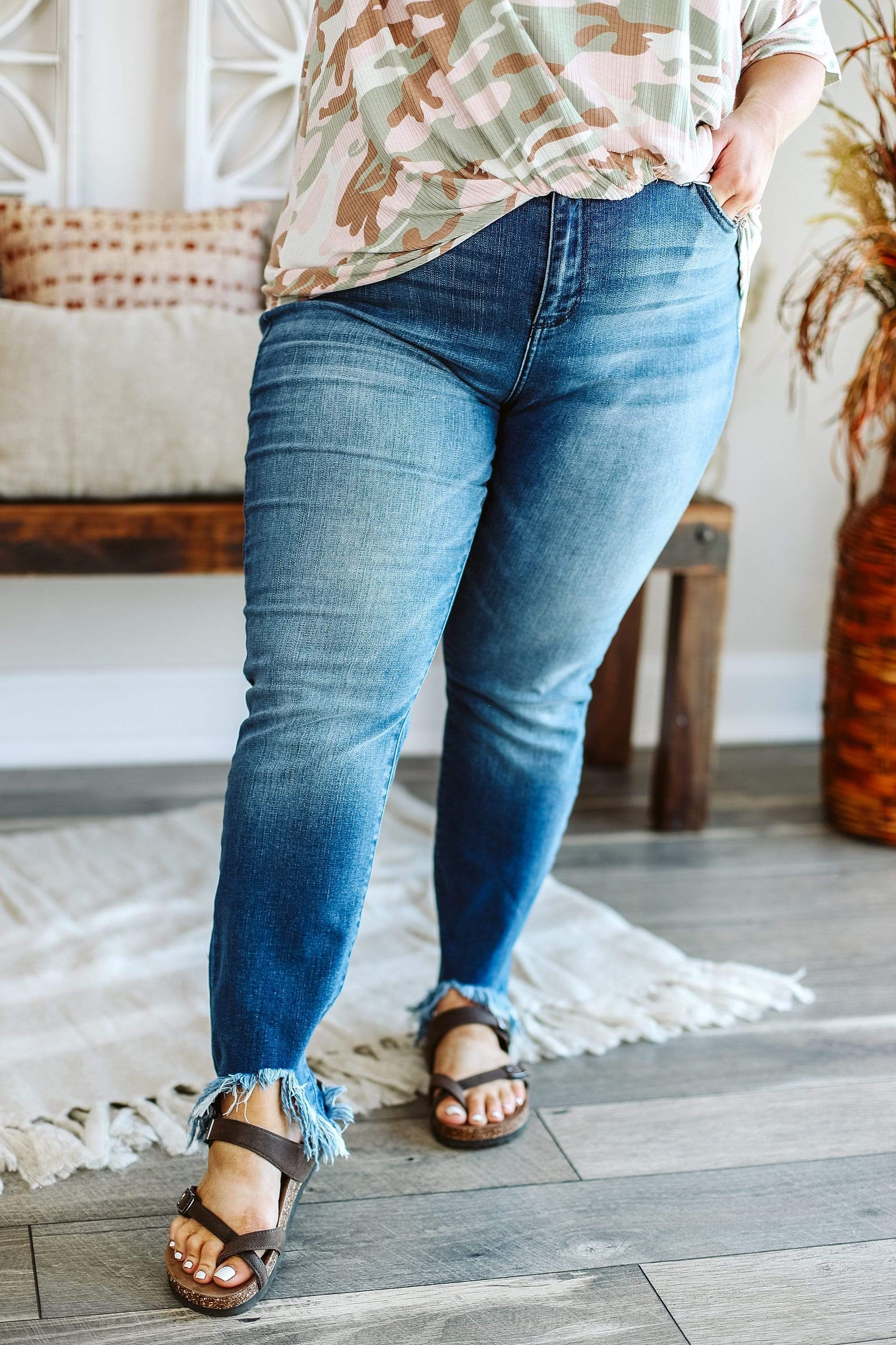 dark wash plus size jeans