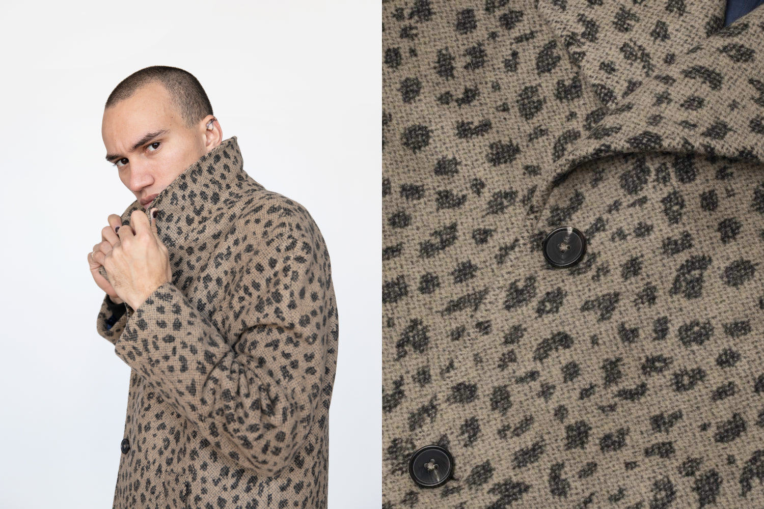 In Detail: Cheetah Wool Coat - Noah