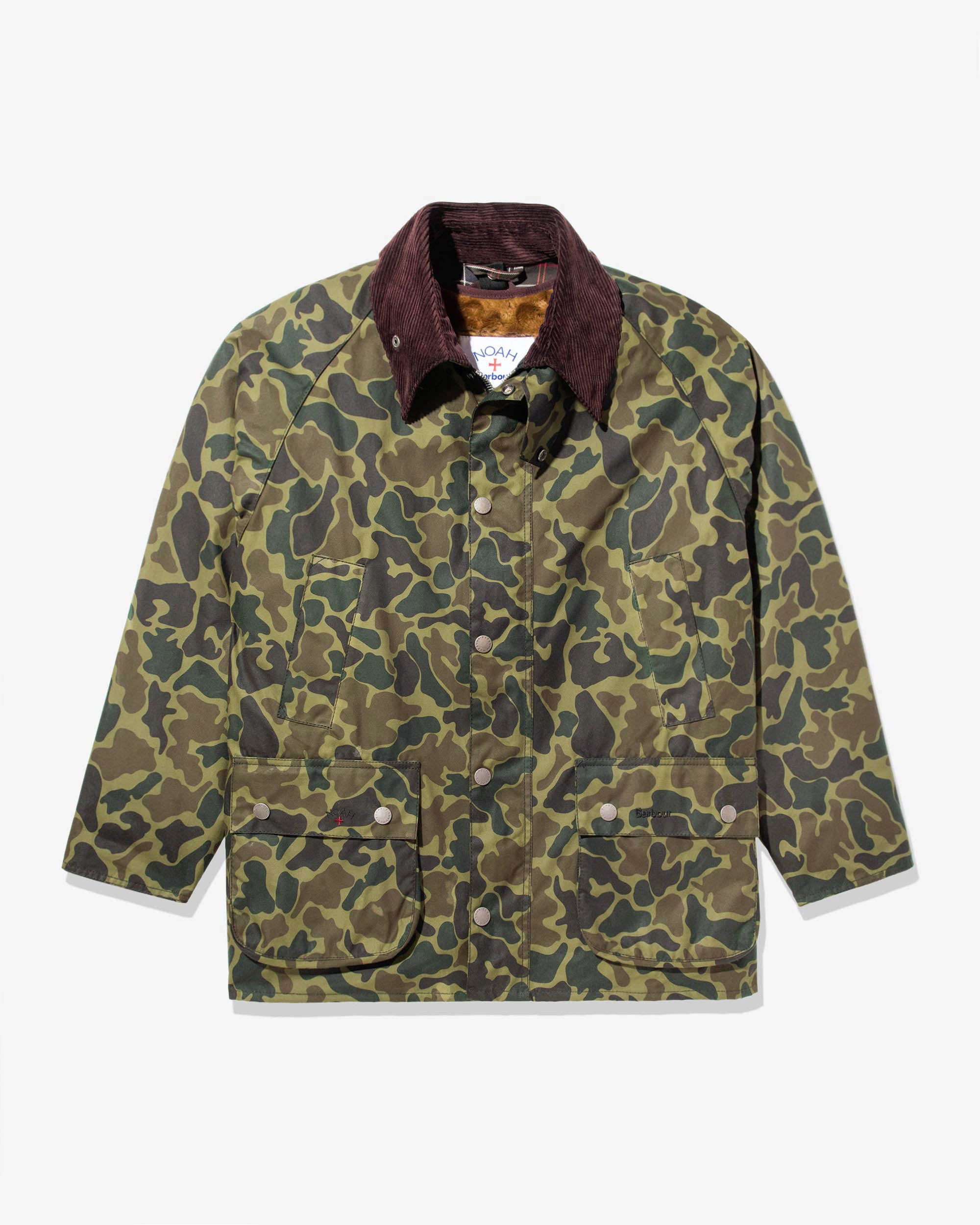 Noah x Barbour Camo Bedale Jacket - Noah