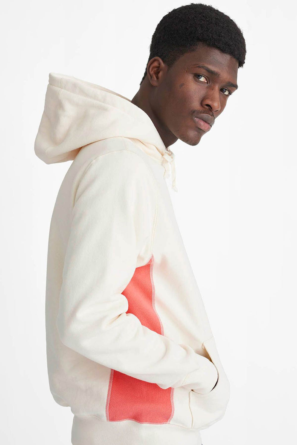 butter color hoodie