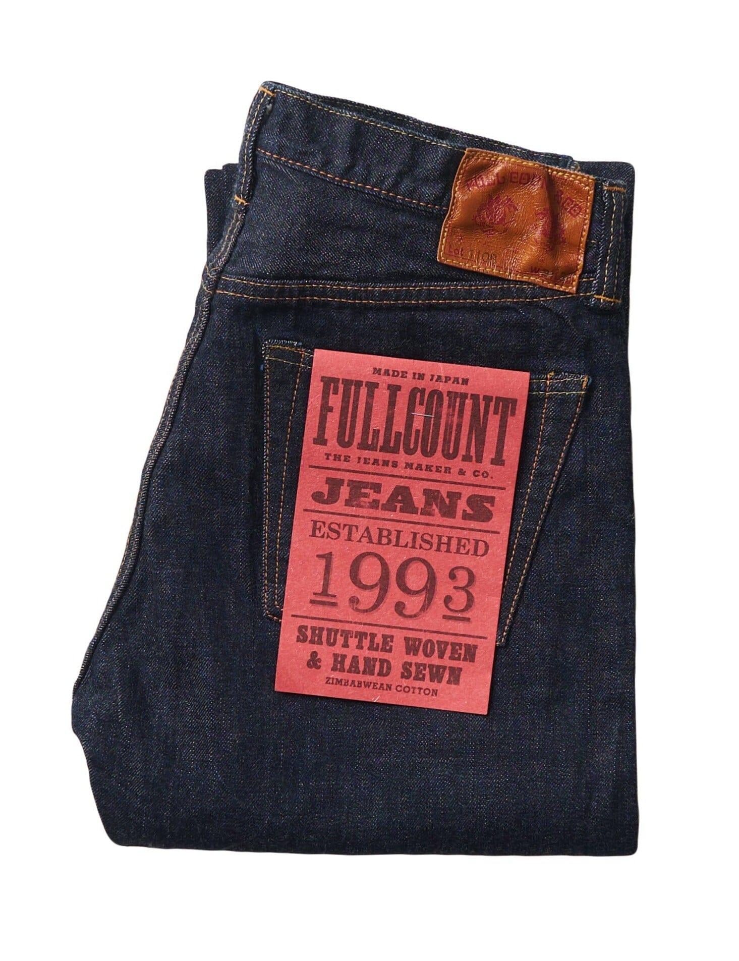 Full Count - 1108W - Slim Straight Denim - 13.7oz – City Workshop