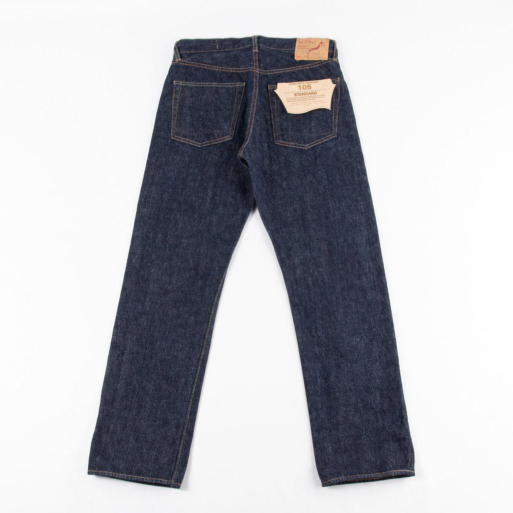 orSlow - 105 Standard 13.7oz Selvedge Denim One Wash – City Workshop ...