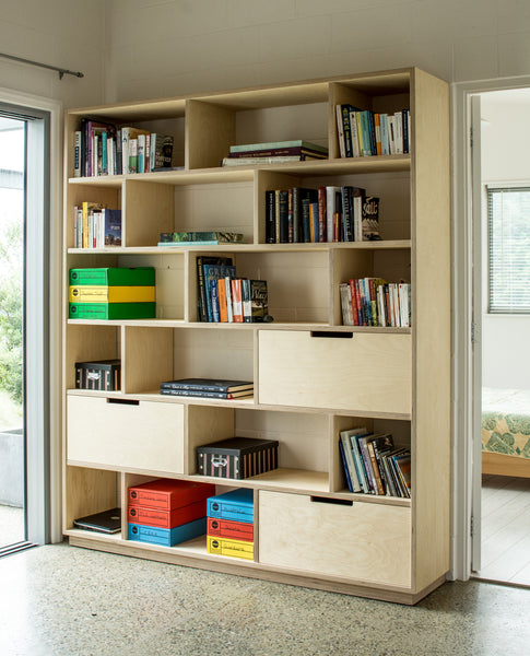Make Furniture - Combination of bookshelf and office 