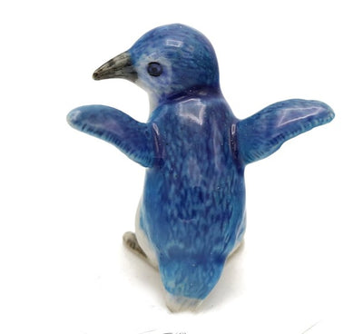 Mom & Baby Ping Mini Glass Penguin Figurine (2/3