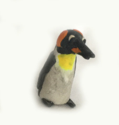 Clay Penguin Figurine (1 1/2