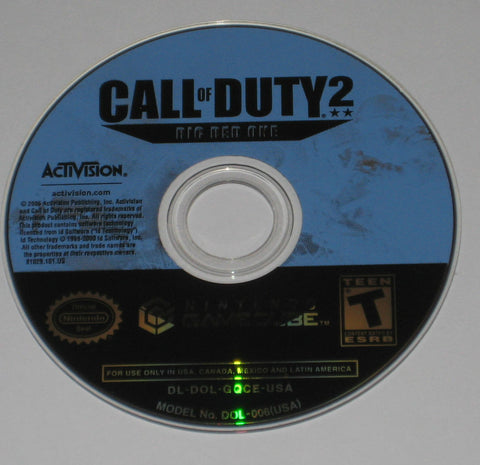 call of duty 2: big red one gamecube