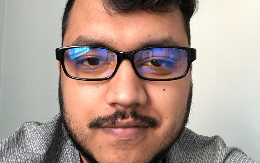 Pawan flexes his new Umizato blue light blocking glasses