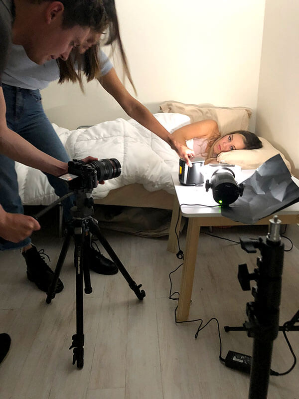 umizato video shoot behind the scenes sleep