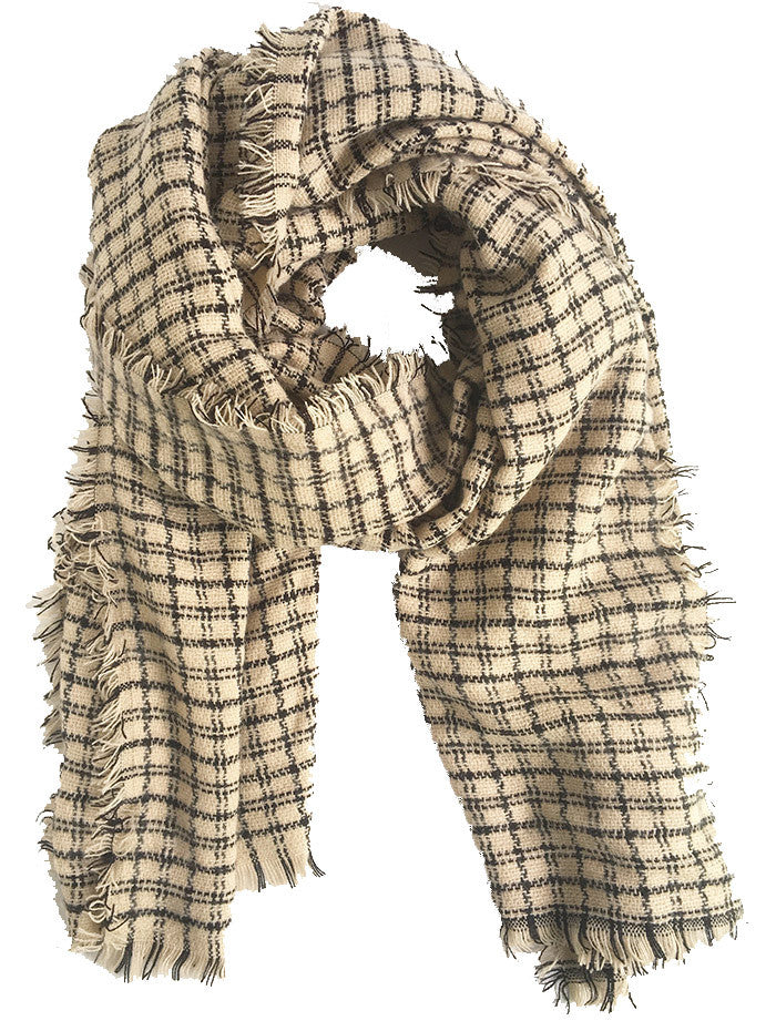 small plaid scarf