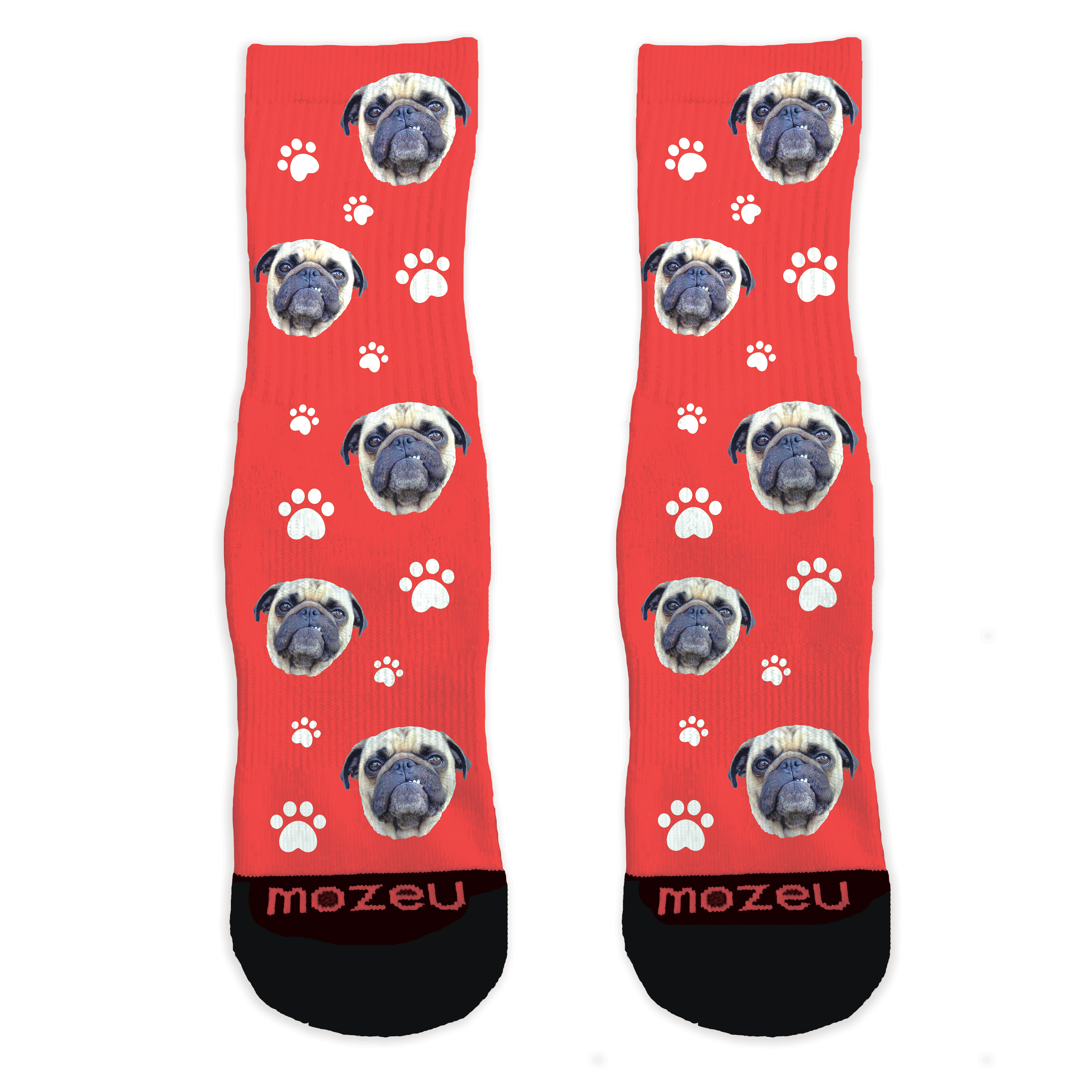 Custom Pup Socks Mozeu Socks