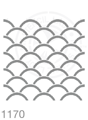 My Stencil Lady Australian Made Stencils Fish Scales Repeat Pattern