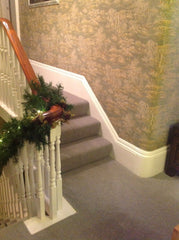 Ulster Carpets Grange Wilton Heron/Brunel/Silversmith Bespoke Stair Runner with Matching Rugs and Landing Carpets