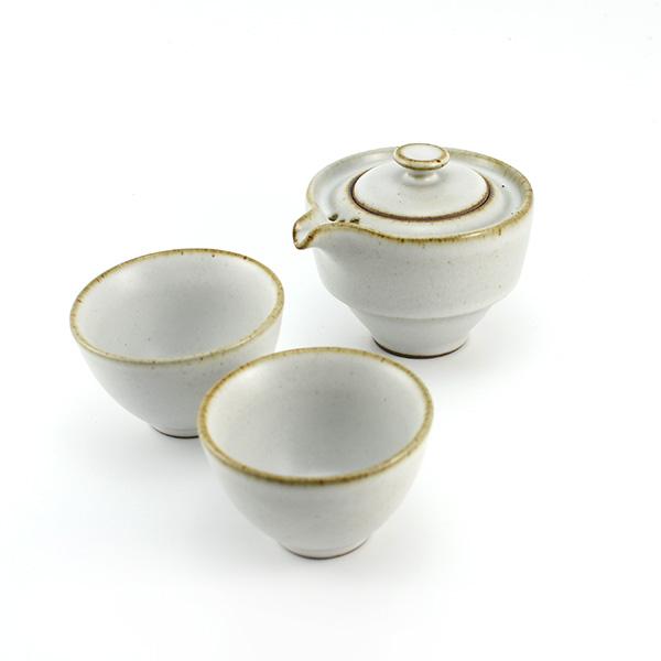 Gongfu Tea Set Easy Gaiwan Cup Set Tall White Ruyao 140ml