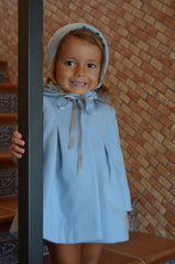 Abrigo de paño niña