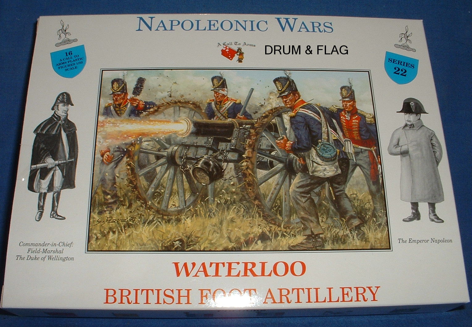 A Call To Arms Set 22 British Foot Artillery Crew Only No Cannons Drumandflag