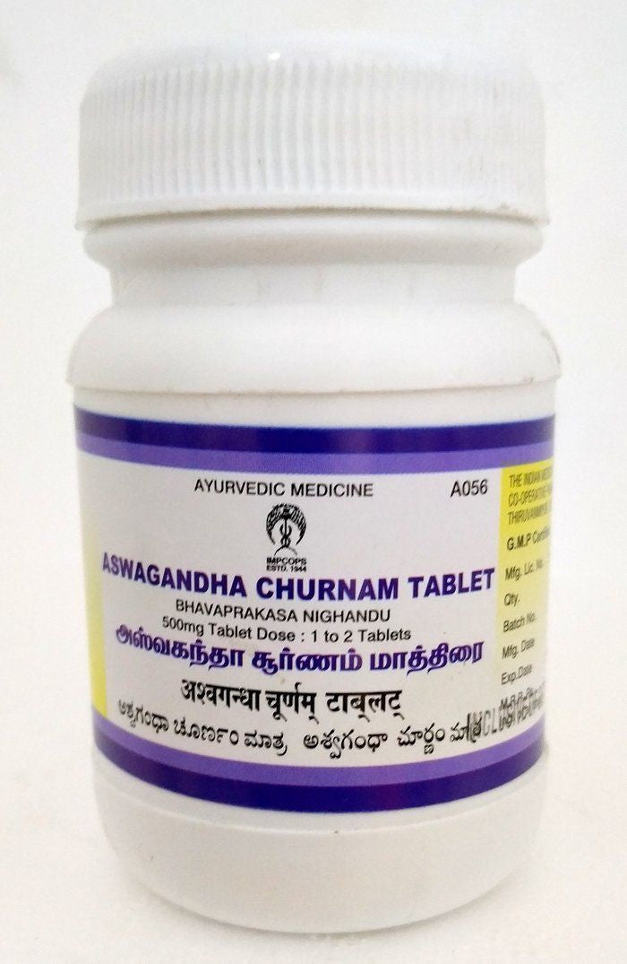 Impcops Ashwagandha Churnam Tablets – Ayurspace