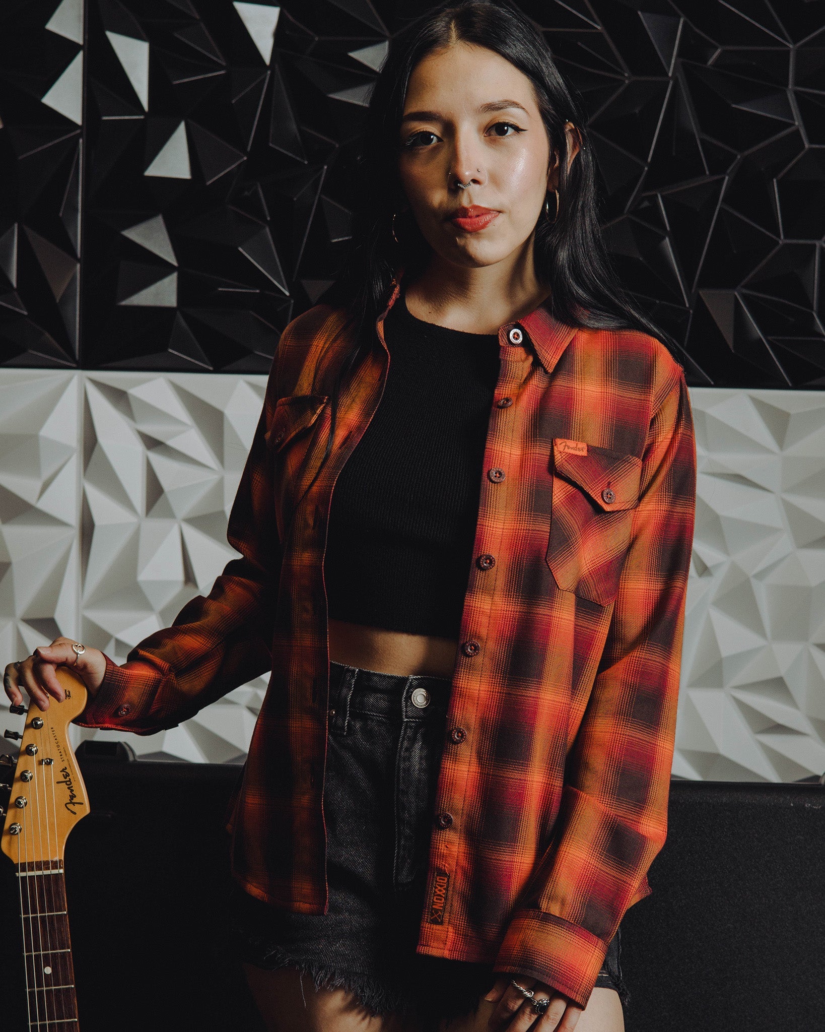 Women's Fender "Stratocaster" Flannel