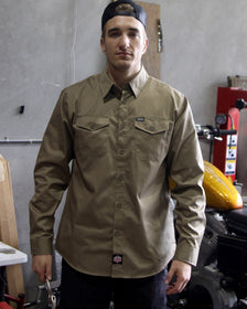 Men's WorkForce Long Sleeve Work Shirt - Black | Dixxon Flannel Co. M