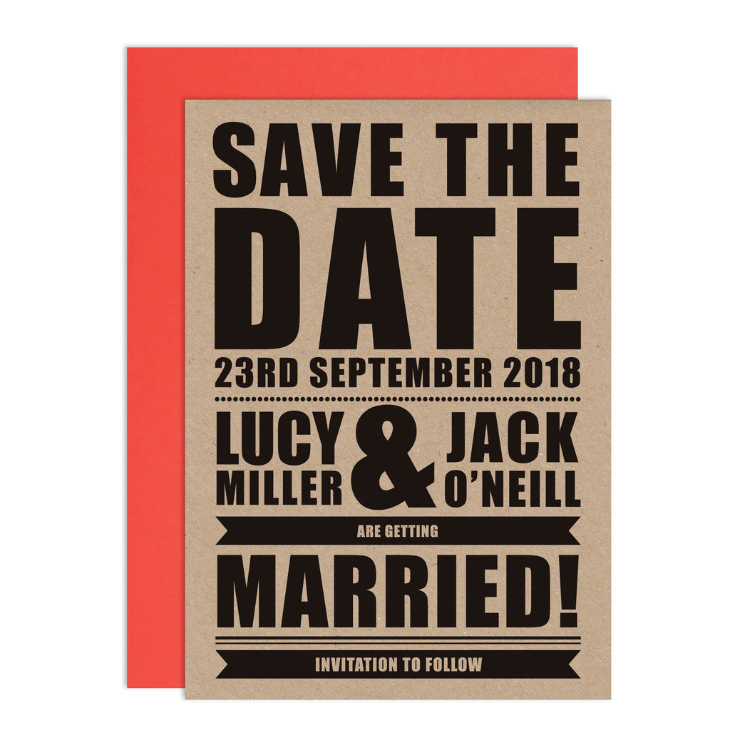 save the date cards product