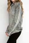 AVANT TOI - Fur Stitch Pullover with Ribbed Back in Husky