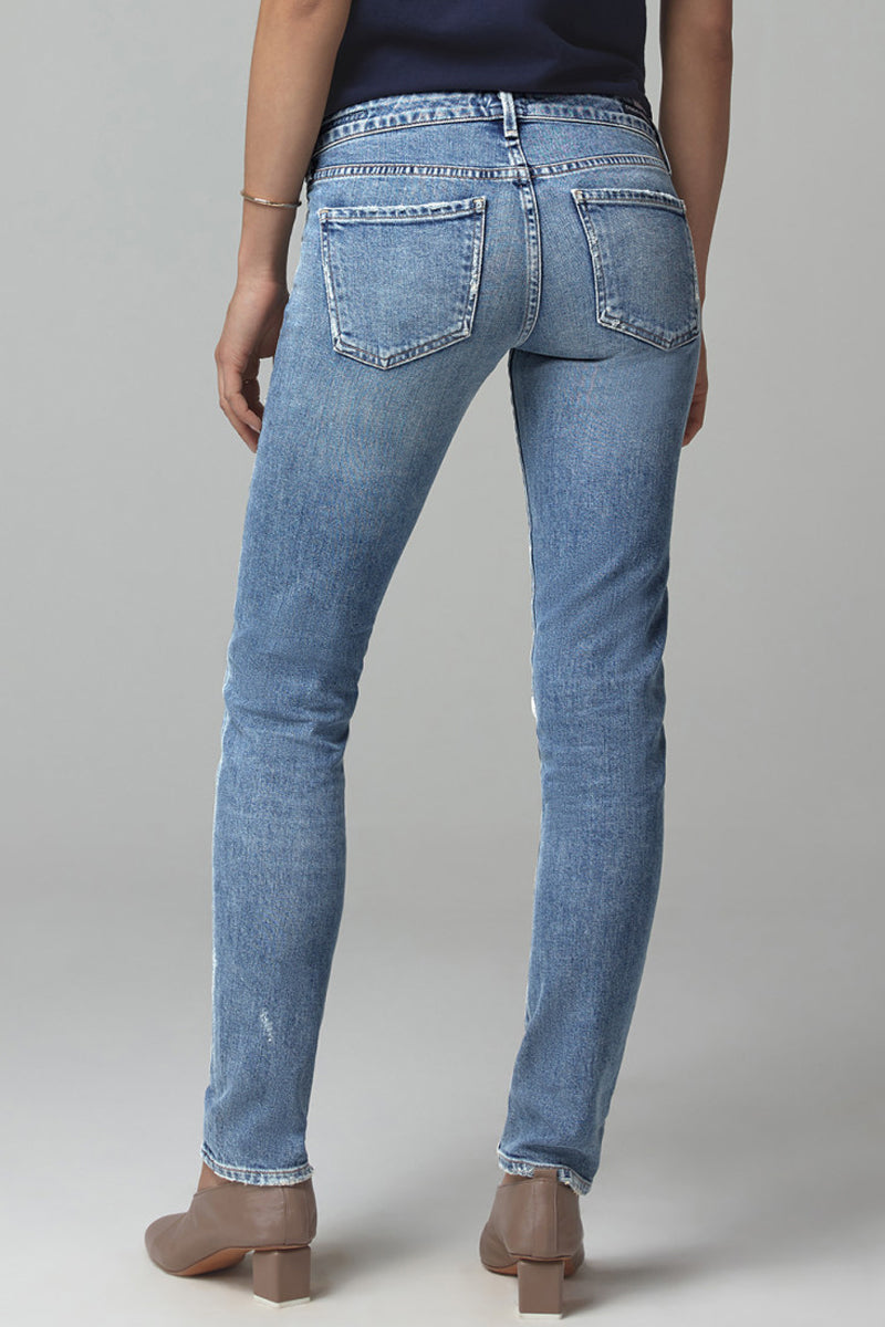 low rise slim jeans