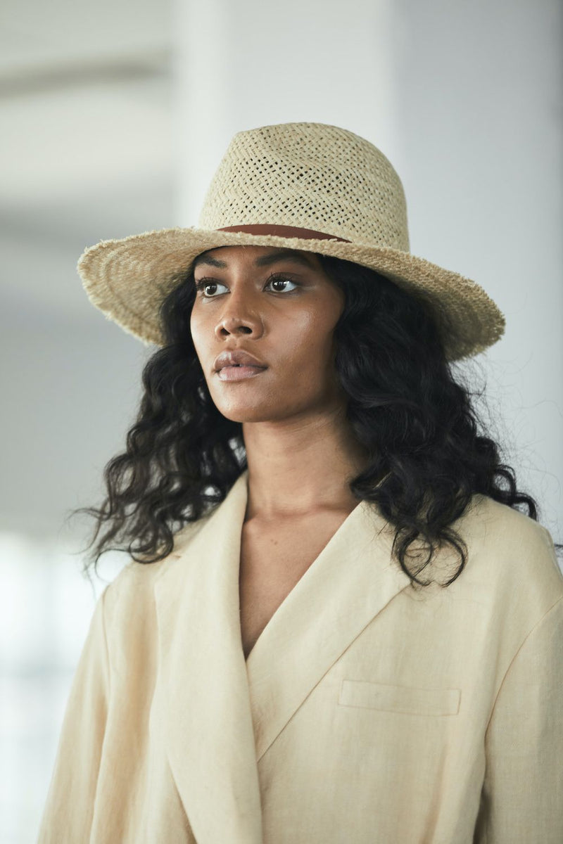 Shop Ivana Hat in Natural | JANESSA LEONÉ - T. Boutique