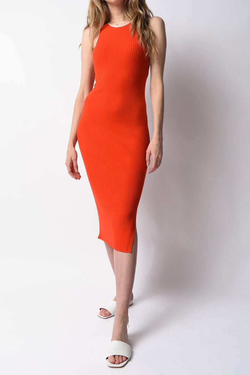 orange tank dress