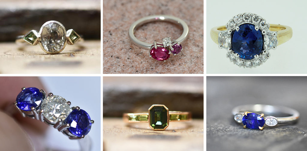 London Rocks Jewellery bespoke sapphire engagement rings