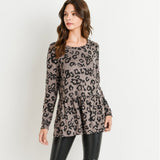 Emily McCarthy Leopard Print Top