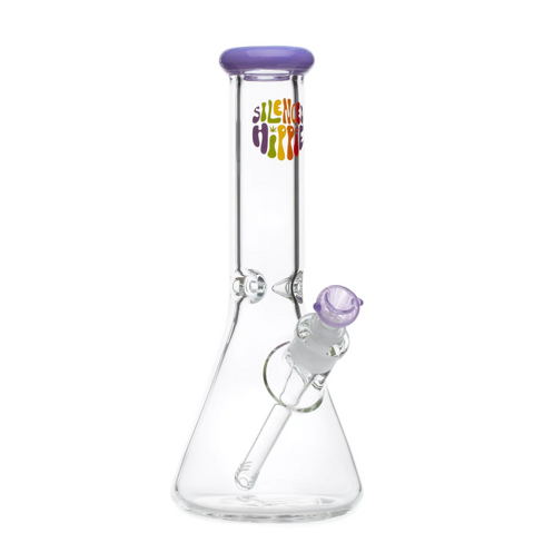 Silenced Hippie 12-inch Beaker Bong