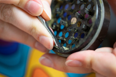 cleaning grinder teeth