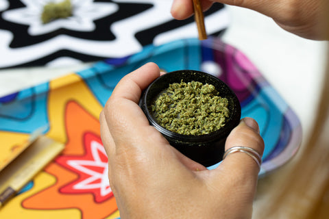 Grinding Cannabis