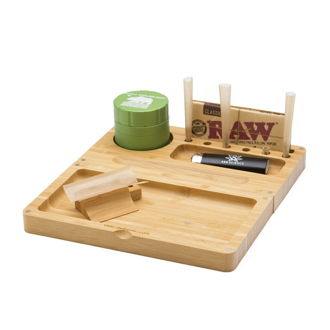 RAW Backflip Bamboo Rolling Tray / 37.99 at 420 Science