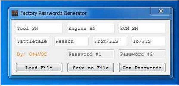 caterpillar factory password generator