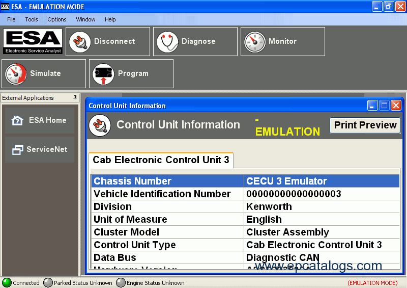 Esa 9154 service manual