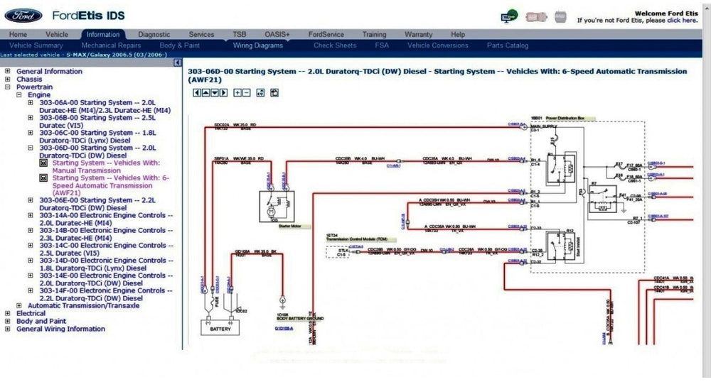 ford ids system