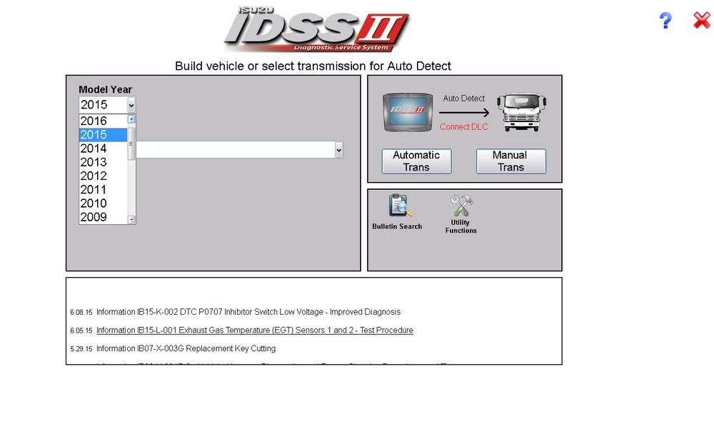 Isuzu diagnostic service system full