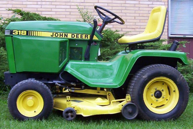John Deere 300 Series 316 318 And 420 Lawn And Garden Tractors