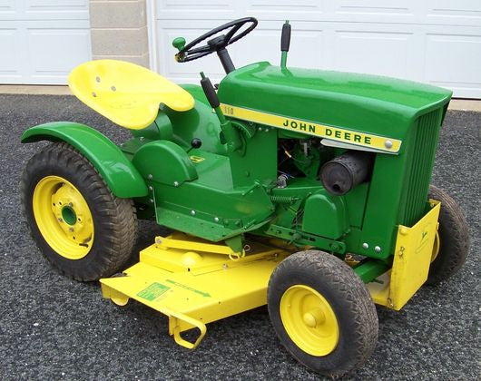 John Deere 110 and 112 Lawn and Garden Tractors Service Manual – The ...