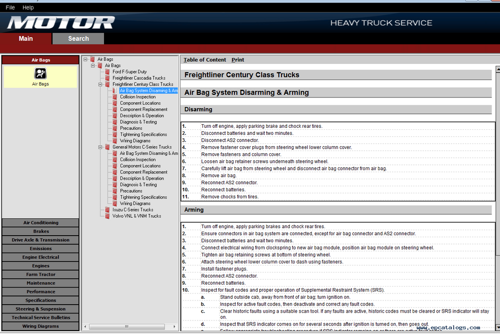 motor heavy truck service 9.0