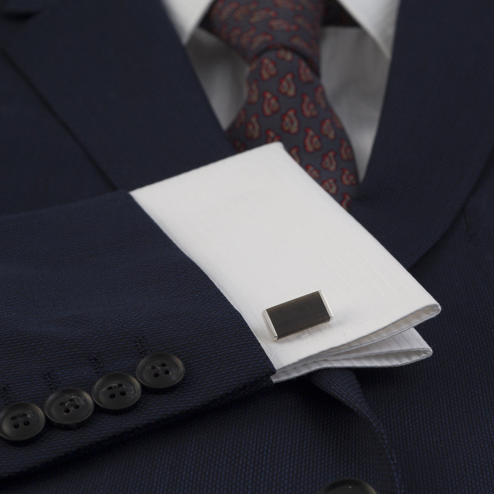 English Flint Cufflinks | Bailey - Alistair R