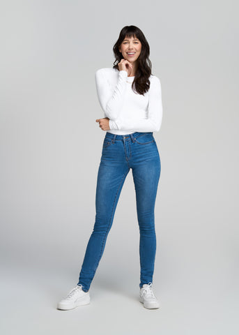 Tall Women's Mid Rise Skinny Jeans 