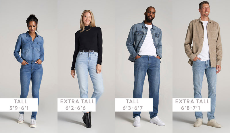 Tall Men's & Tall Women's Clothing up to 7'1